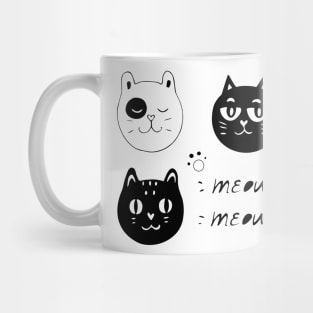 Cat drawing Mug